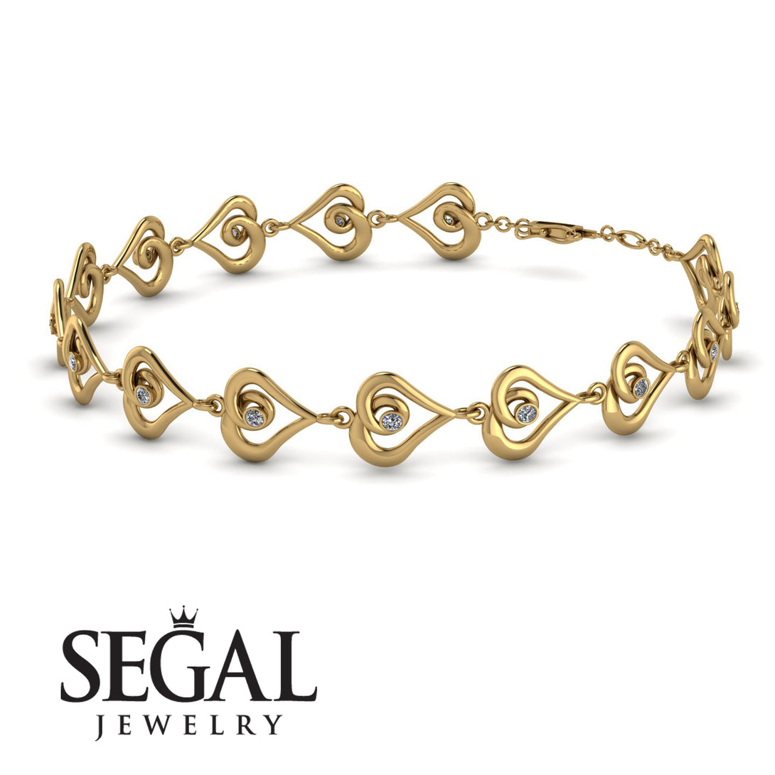 Heart Diamond Bracelet - Martha No. 1